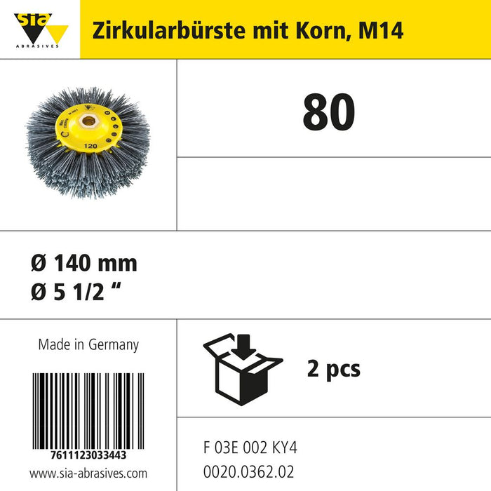 Product info — nan Ø140mm P80 (Pack of 2)