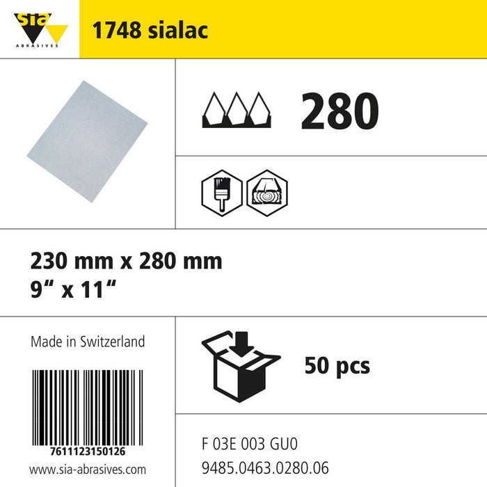 Product info — 1748 sialac 230x280mm P280