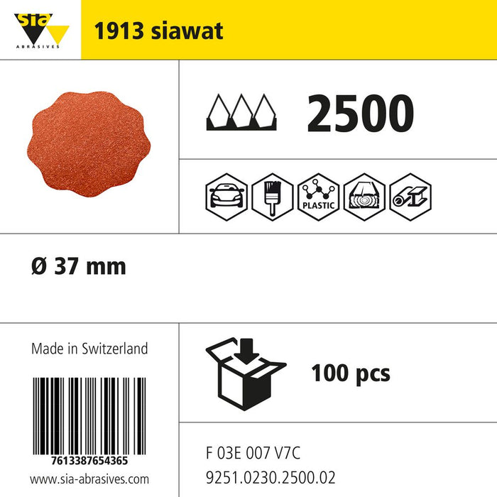 Product info — 1913 siawat standard Ø37mm P2500