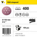 Product info — 1950 siaspeed Ø150mm P400 (Pack of 100)