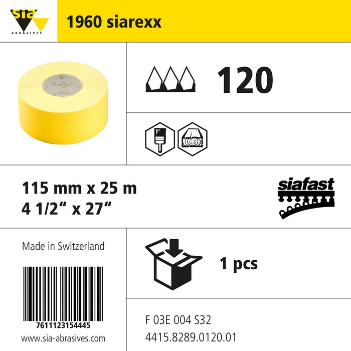 Product info — 1960 siarexx 115x25000mm P120