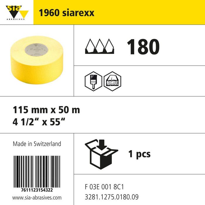 Product info — 1960 siarexx 115x50000mm P180