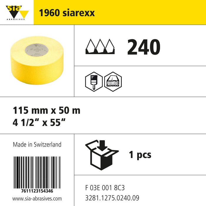 Product info — 1960 siarexx 115x50000mm P240