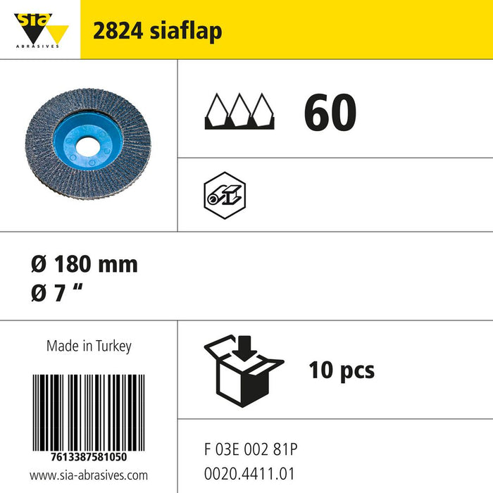 Product info — 2824 siaflap Ø180mm P60