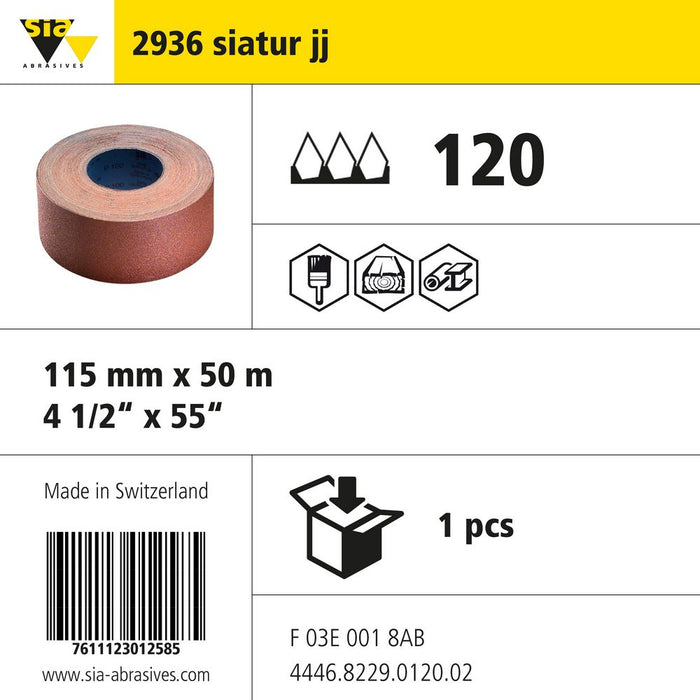 Product info — 2936 siawet 115x50000mm P120