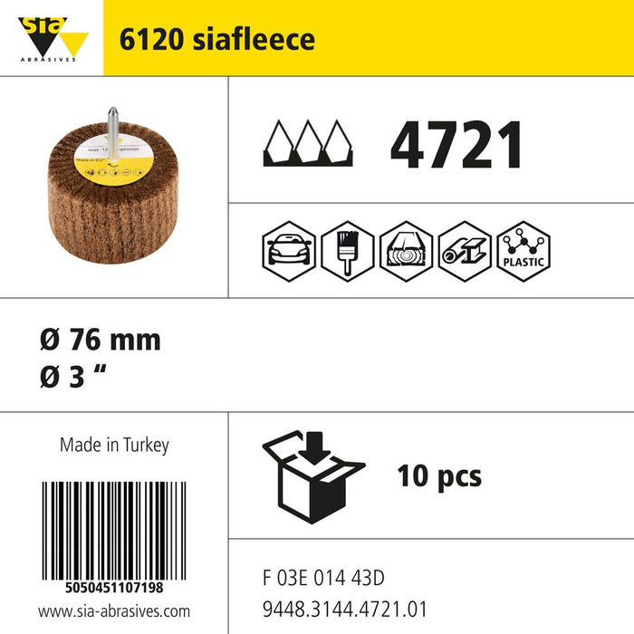Product info — 6120 siafleece Ø76mm M