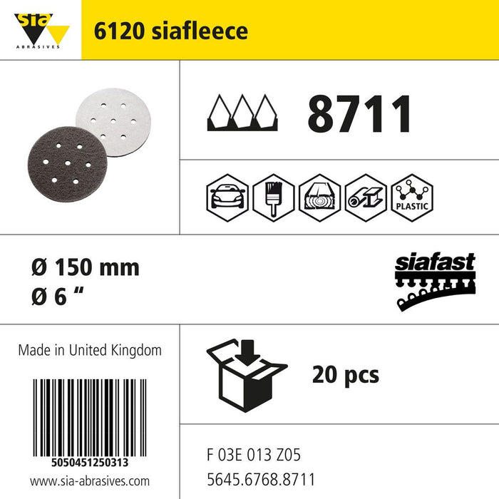 Product info — 6120 siafleece Ø150mm UF