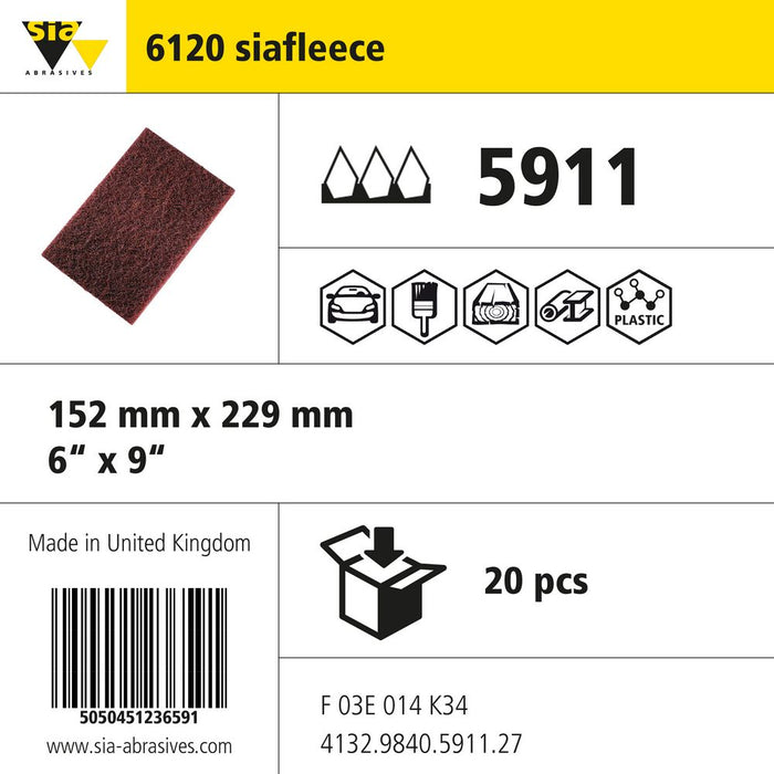 Product info — 6120 siafleece 152x229mm F (Pack of 20)