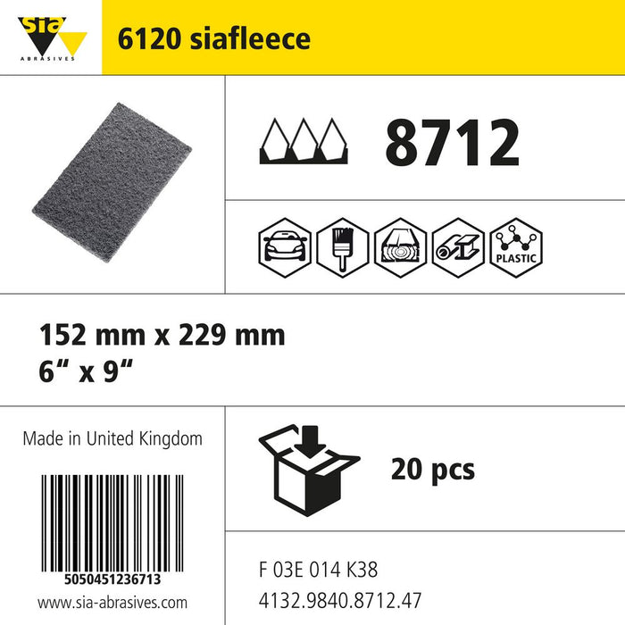 Product info — 6120 siafleece 152x229mm UF (Pack of 20)
