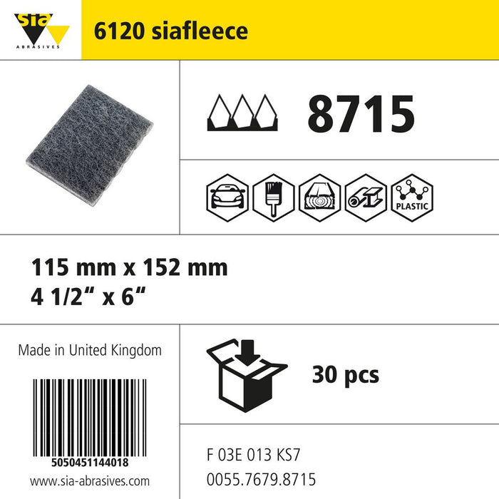 Product info — 6120 siafleece 115x152mm UF