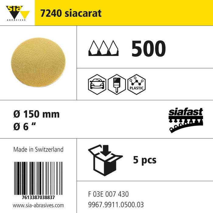 Product info — 7240 siafilm fine Ø150mm P500