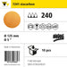 Product info — 7241 siafilm coarse Ø125mm P240