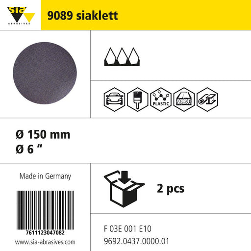 Product info — 9089 siashape Ø150mm