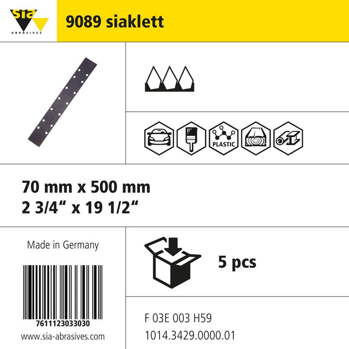 Product info — 9089 siashape 70x500mm