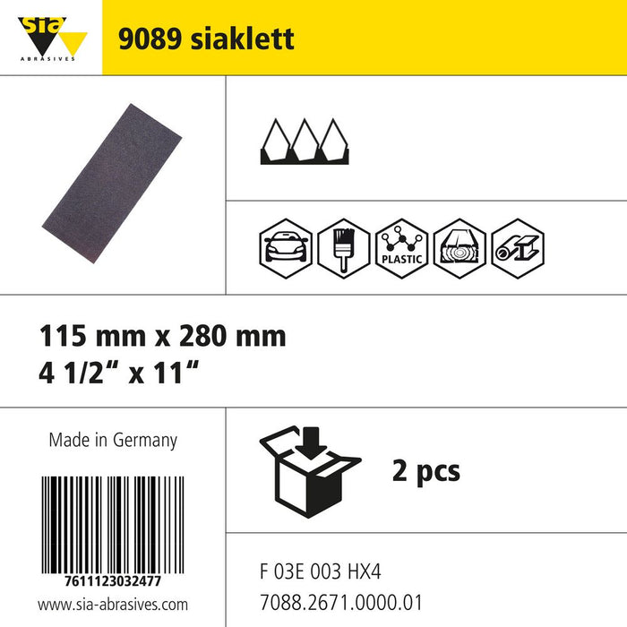 Product info — 9089 siashape 115x280mm