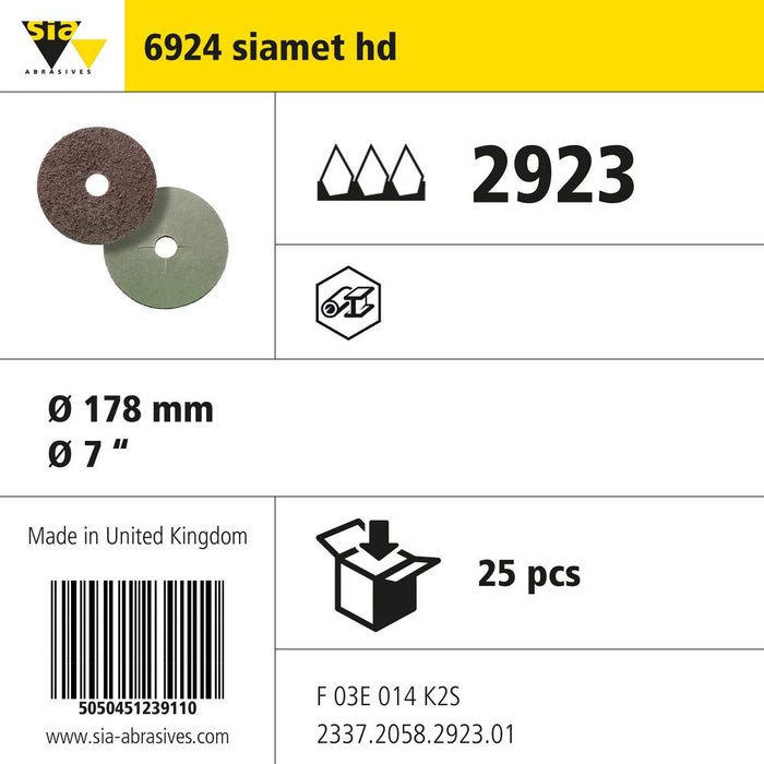 Product info — 6924 hd-scm Ø178mm C (Pack of 25)