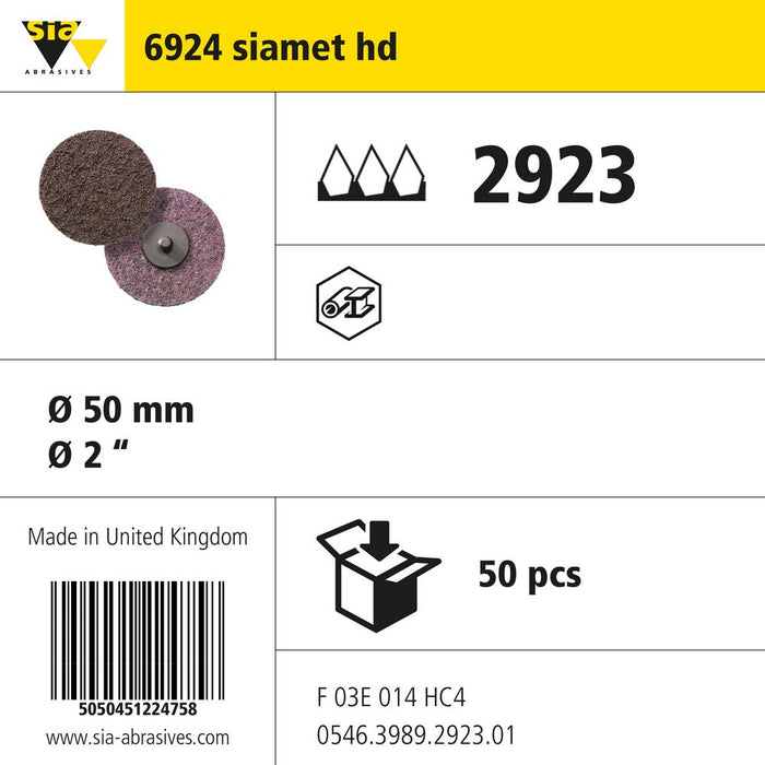 Product info — 6924 hd-scm Ø50mm C (Pack of 50)