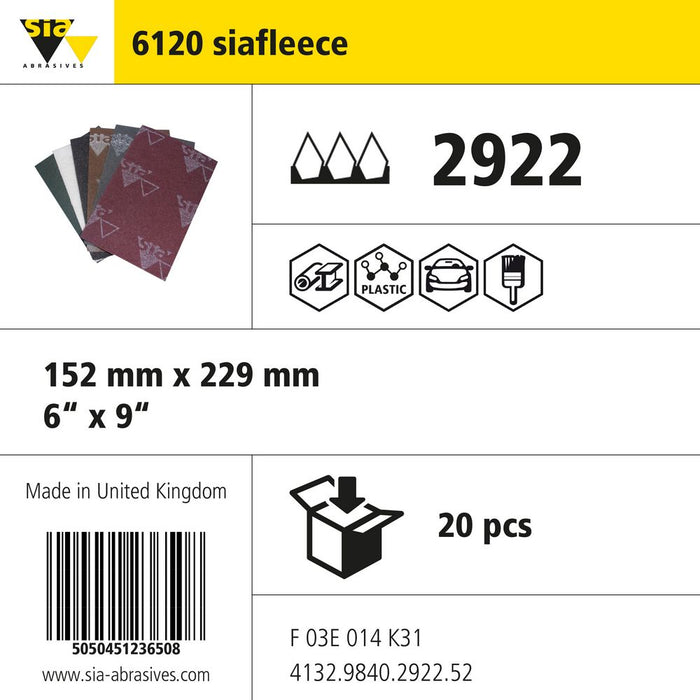 Product info — 6120 siafleece 152x229mm C (Pack of 20)