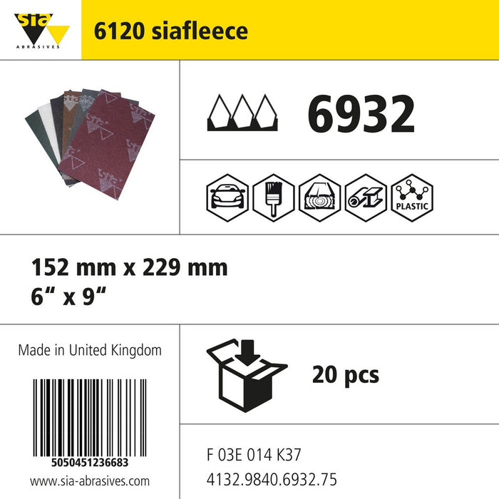 Product info — 6120 siafleece 152x229mm VF (Pack of 20)