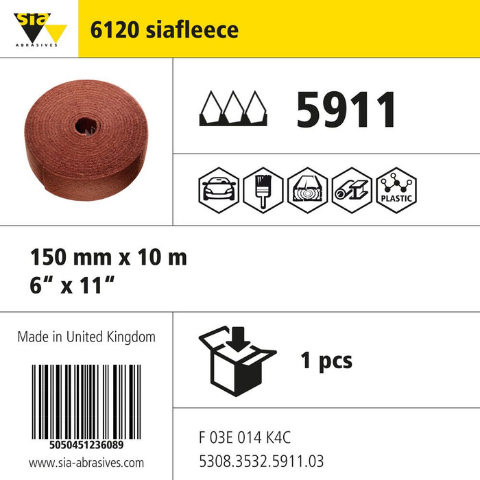 Product info — 6120 siafleece 150x10000mm P5911