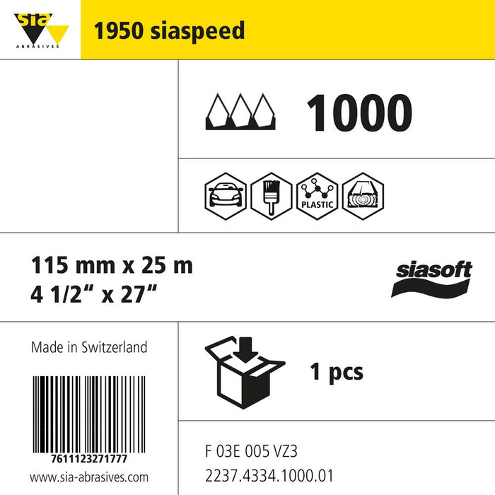 Product info — 1950 siaspeed 115x25000mm P1000