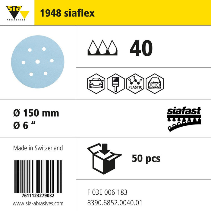 Product info — 1948 siaflex Ø150mm P40 (Pack of 50)