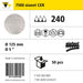 Product info — 7500 sianet-cer Ø125mm P240 (Pack of 50)