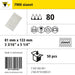 Product info — 7900 sianet 81x133mm P80 (Pack of 50)