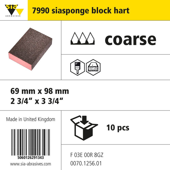 Product info — 7990 siafoam sponge 98x26mm P36 (Pack of 10)