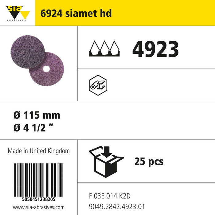 Product info — 6924 hd-scm Ø115mm M (Pack of 25)