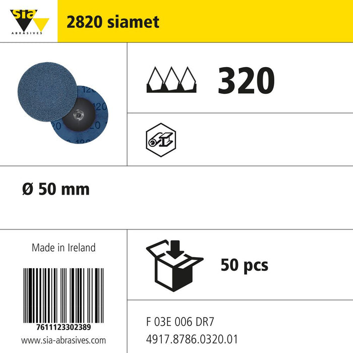 Product info — 2820 siafast mini Ø50mm P320