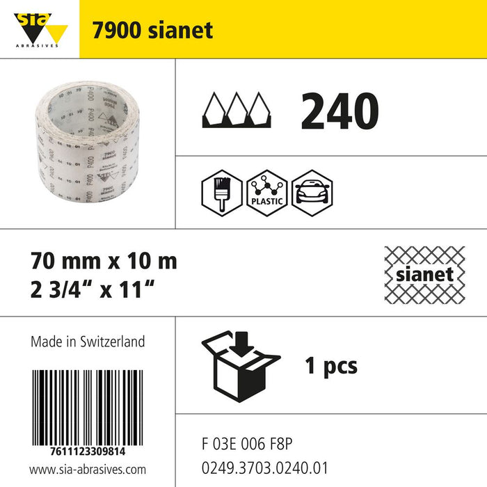 Product info — 7900 sianet 70x10000mm P240 (Pack of 10)