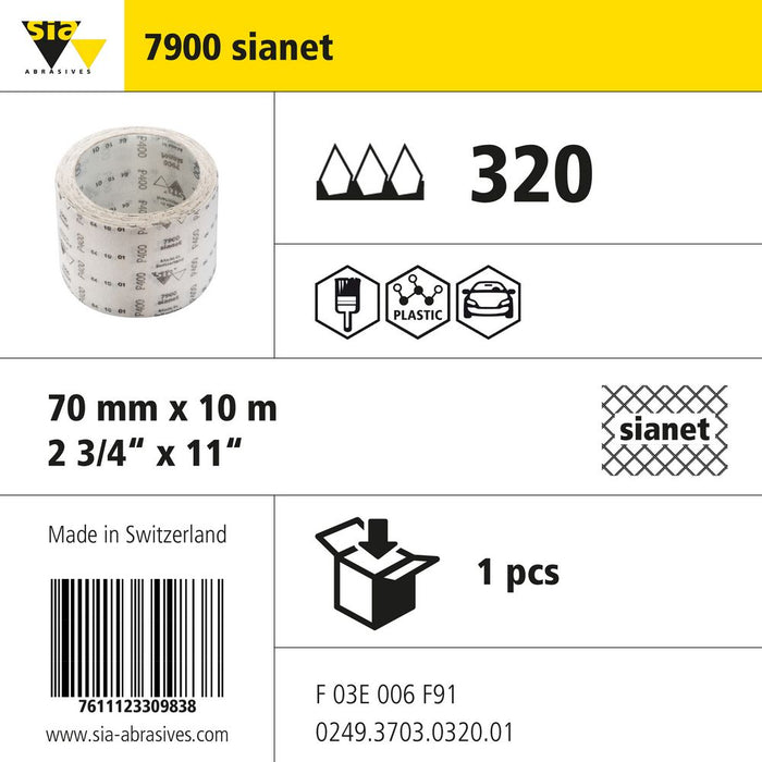 Product info — 7900 sianet 70x10000mm P320
