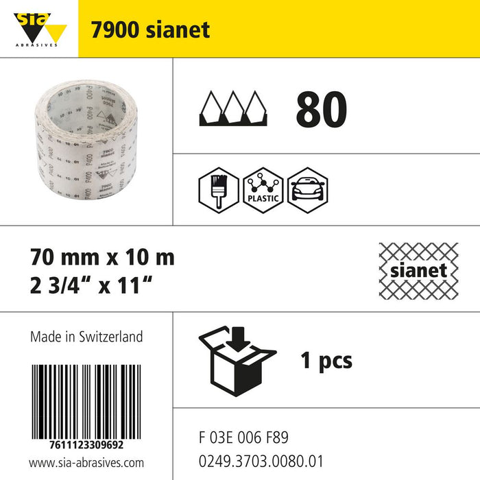 Product info — 7900 sianet 70x10000mm P80