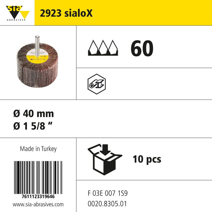 Product info — 2923 sialoX Ø40mm P60