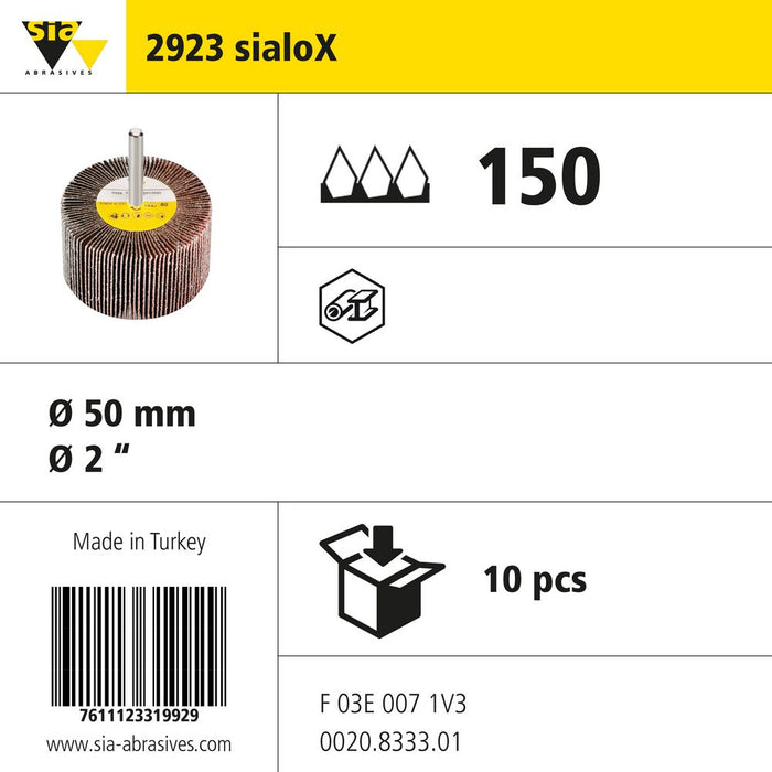 Product info — 2923 sialoX Ø50mm P150