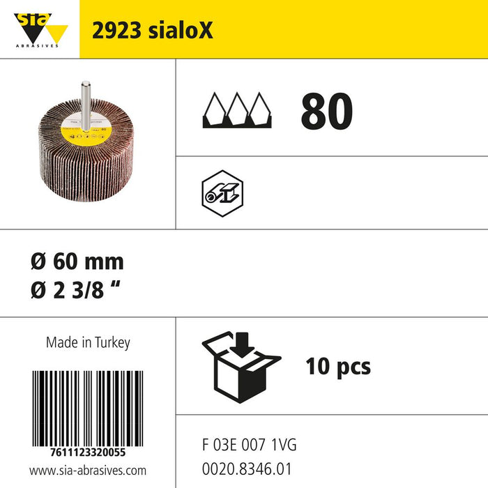 Product info — 2923 sialoX Ø60mm P80