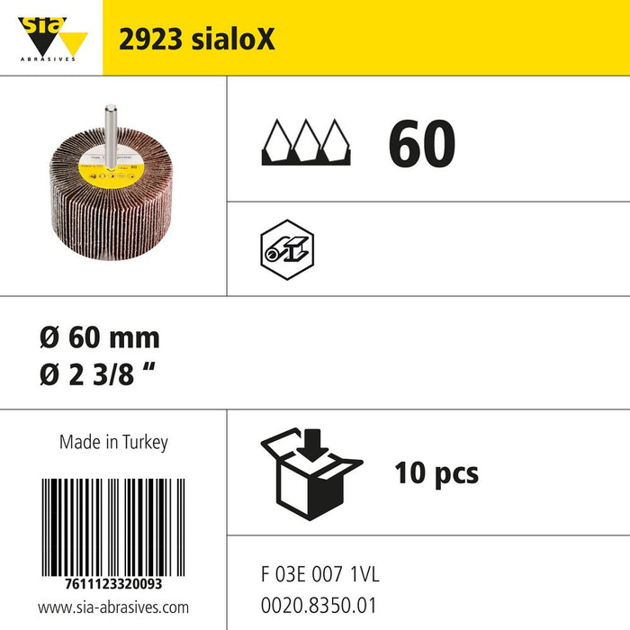 Product info — 2923 sialoX Ø60mm P60
