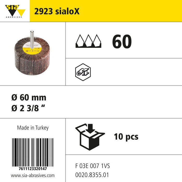 Product info — 2923 sialoX Ø60mm P60