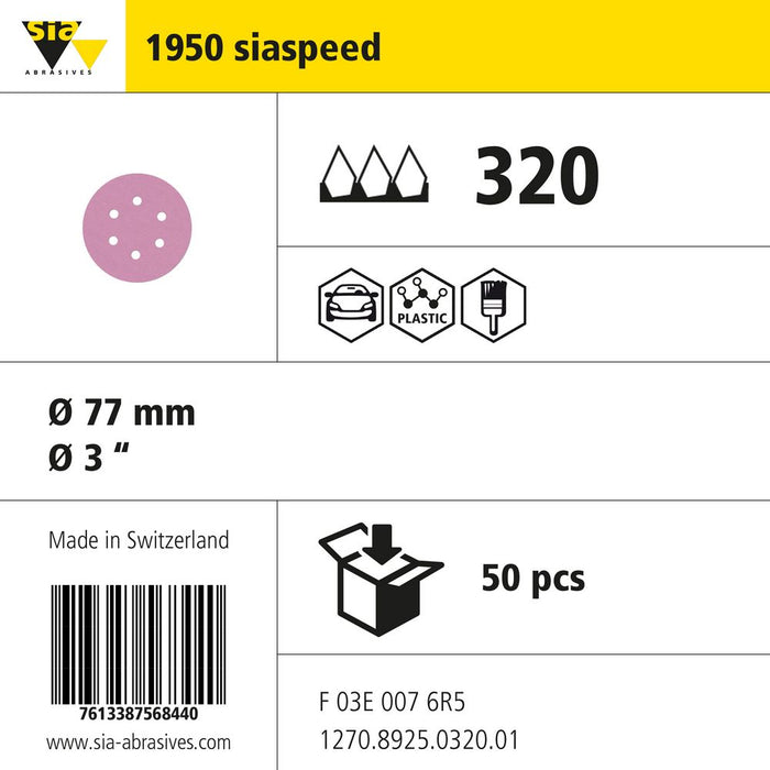 Product info — 1950 siaspeed P0320