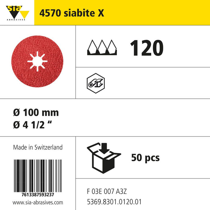 Product info — 4570 siabite-x Ø100mm P120