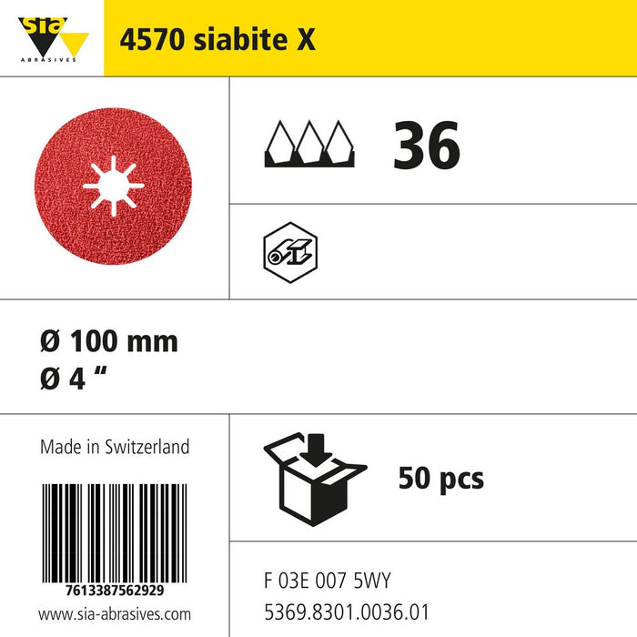 Product info — 4570 siabite-x Ø100mm P36