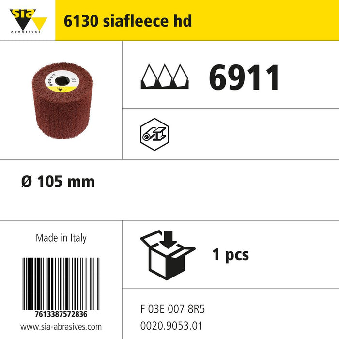 Product info — 6130 siafleece pad Ø105mm