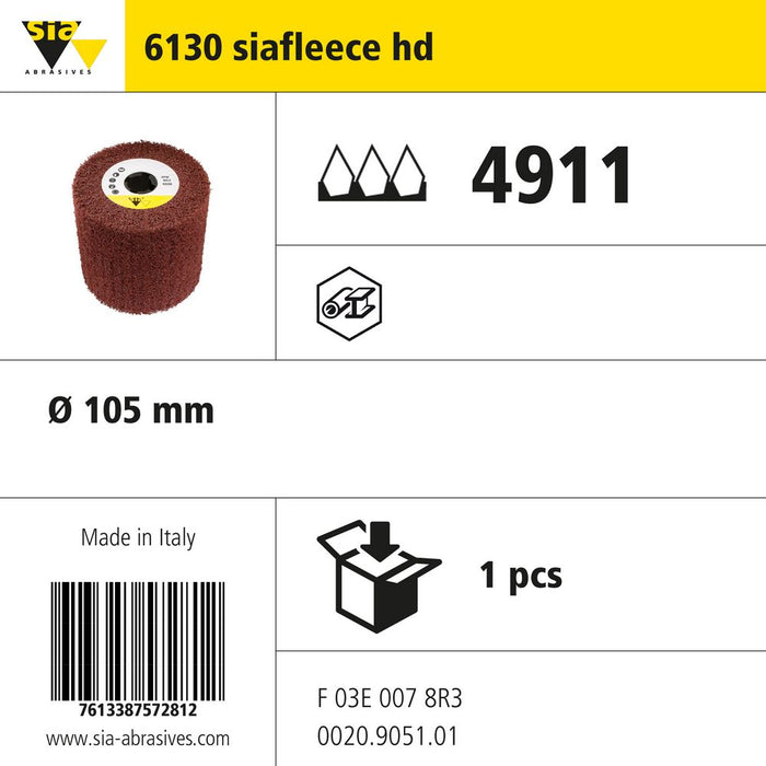 Product info — 6130 siafleece pad Ø105mm