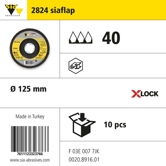 Product info — 2824 siaflap Ø125mm P40