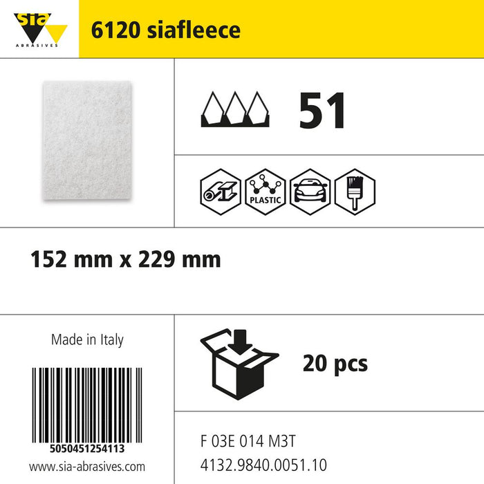 Product info — 6120 siafleece 152x229mm