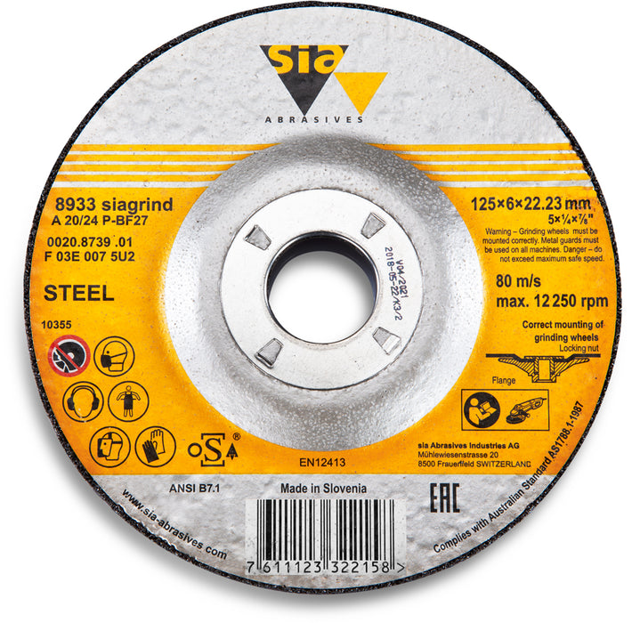 Product image — 8933 siaflex grinding Ø125mm