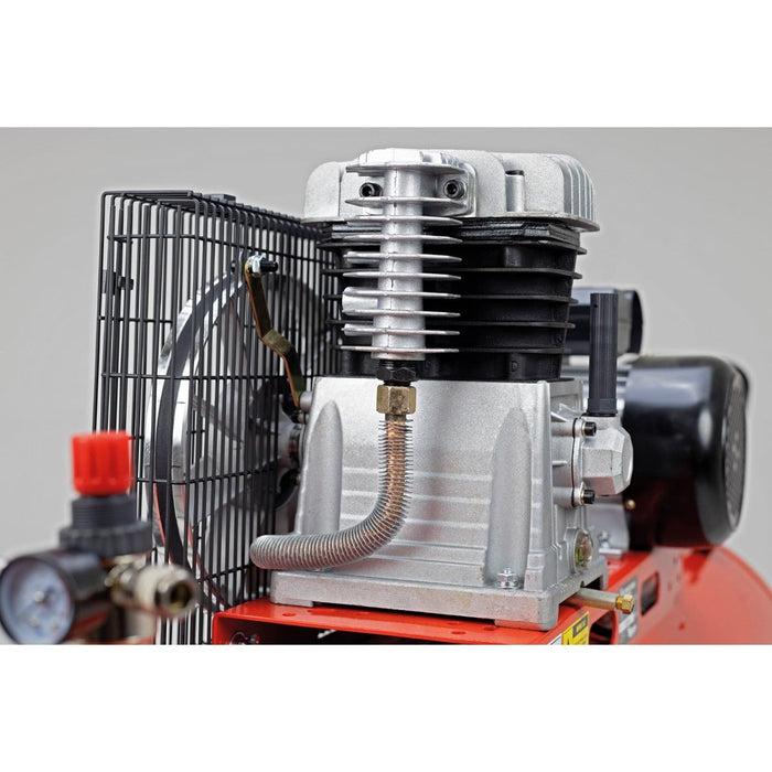 TIGREN 100ltr 3hp Belt-Driven Compressor - Hurstbourne Forge Welding Supplies
