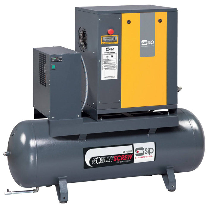 SIP RS5.5-10-270BD/RD 270ltr Rotary Screw Compressor with Dryer - Hurstbourne Forge Welding Supplies