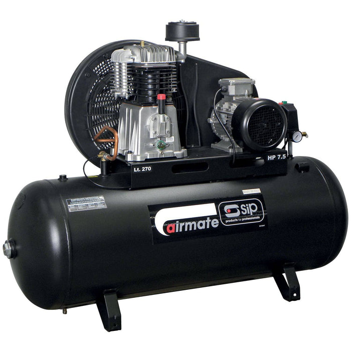 SIP TN7.5/270 270ltr Belt Drive Compressor - Hurstbourne Forge Welding Supplies